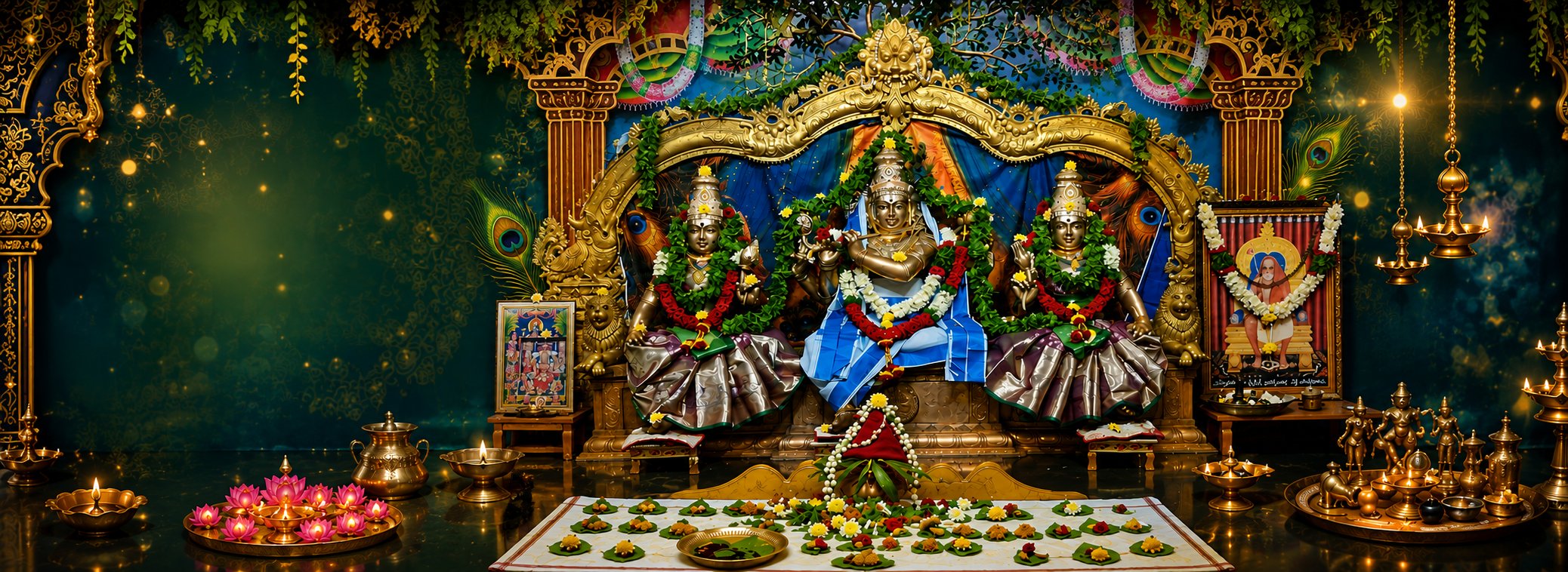 శ్రీ రుక్మిణీ సత్యభామా సమేత శ్రీకృష్ణస్వామి వార్ల దివ్య మంటపం